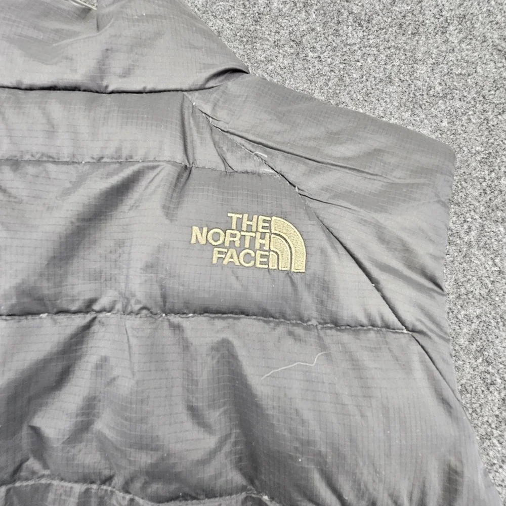 North Face Nupste‎ 550 Goose Down Puffer Vest Men Medium Black Full Zip Gorpcore